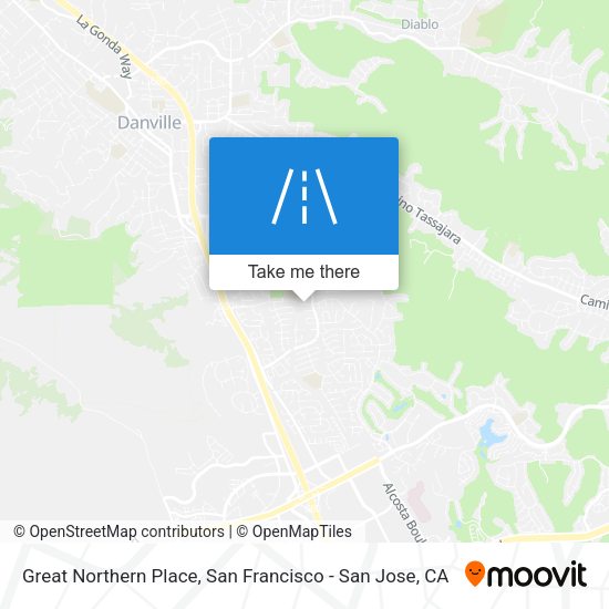 Great Northern Place map