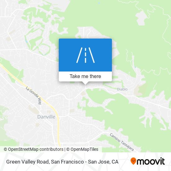 Mapa de Green Valley Road