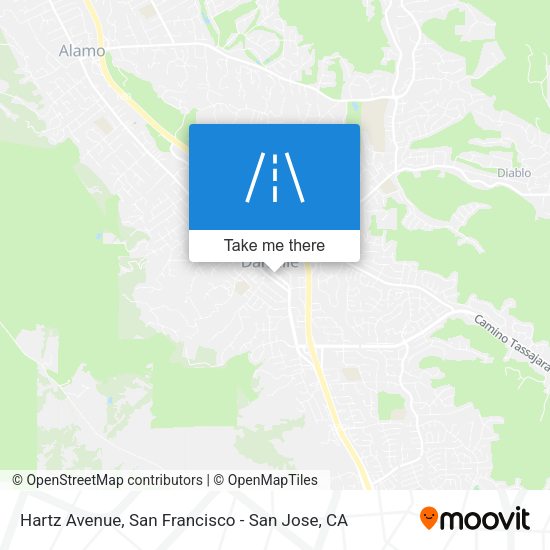 Mapa de Hartz Avenue