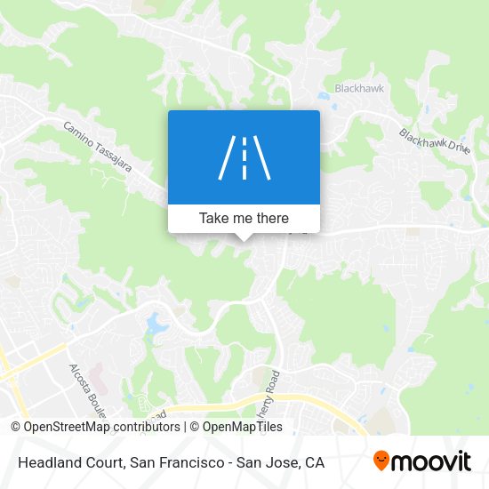 Mapa de Headland Court