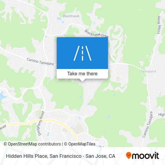 Mapa de Hidden Hills Place