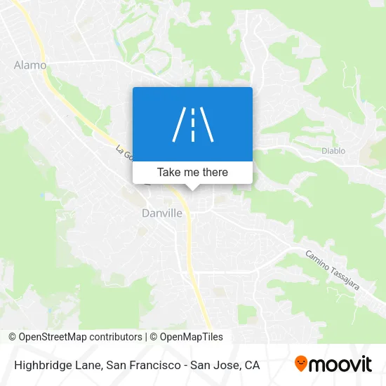 Mapa de Highbridge Lane