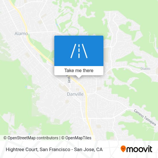 Mapa de Hightree Court