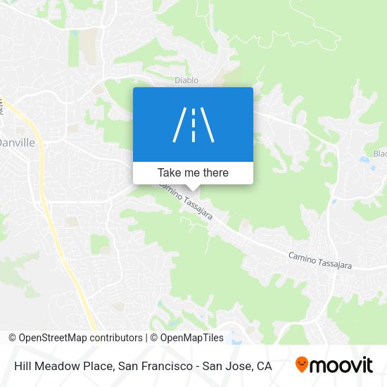 Hill Meadow Place map
