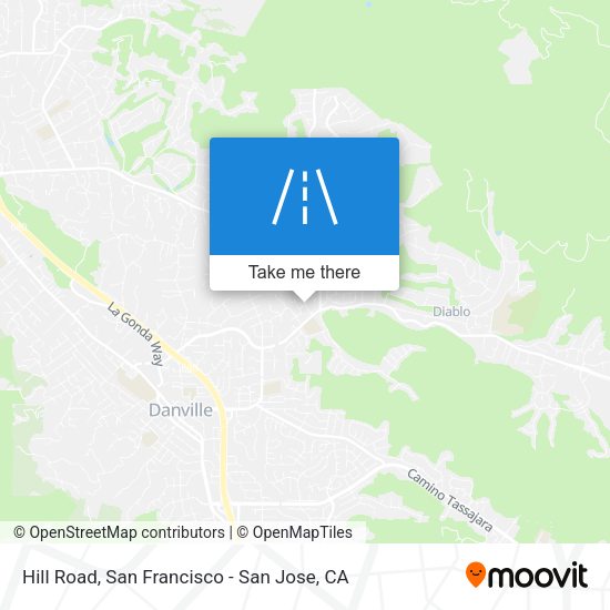 Mapa de Hill Road