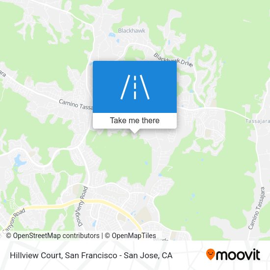 Mapa de Hillview Court