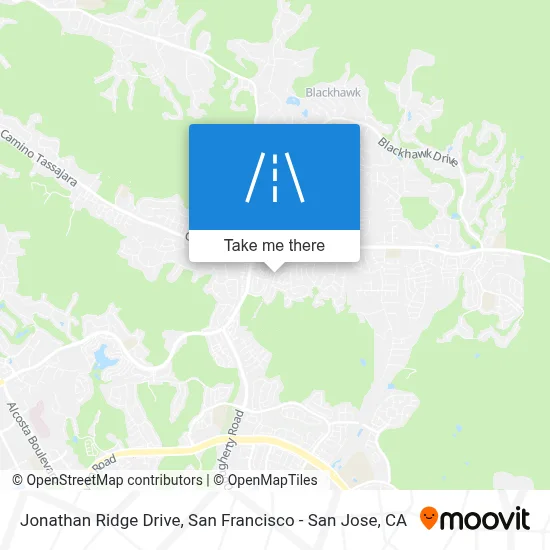 Jonathan Ridge Drive map