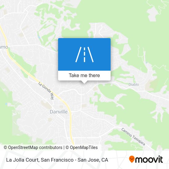 Mapa de La Jolla Court