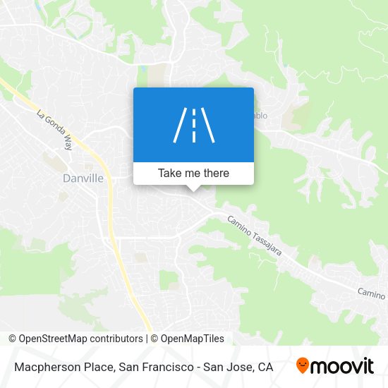 Mapa de Macpherson Place