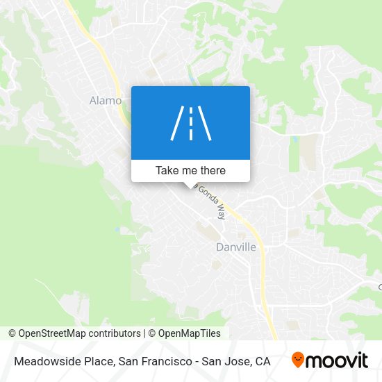 Mapa de Meadowside Place