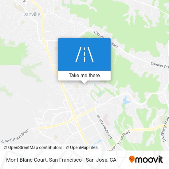 Mapa de Mont Blanc Court