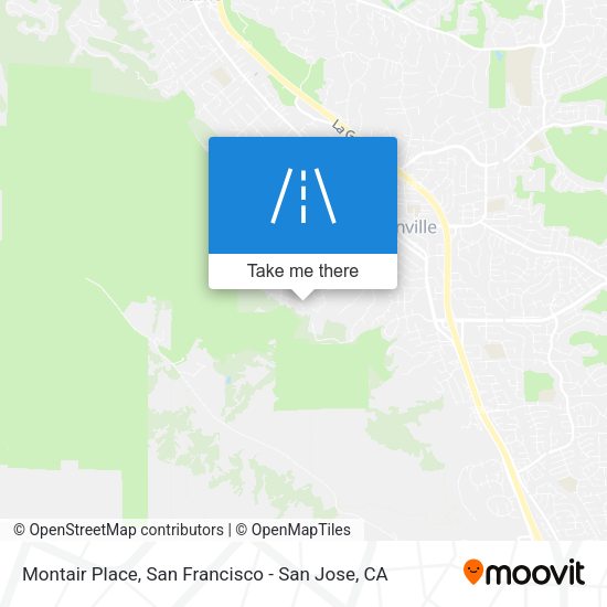 Mapa de Montair Place