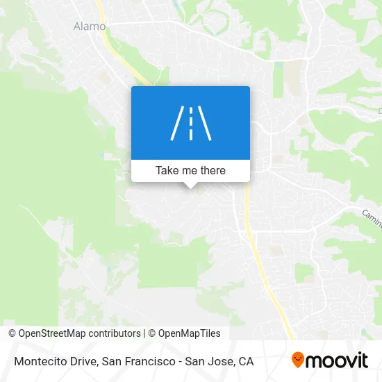 Montecito Drive map