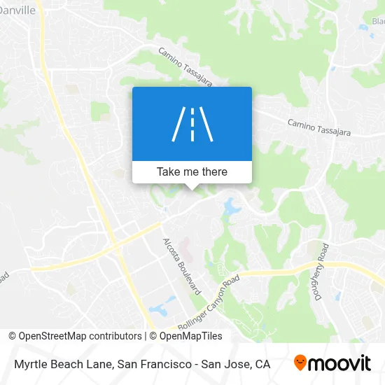 Myrtle Beach Lane map