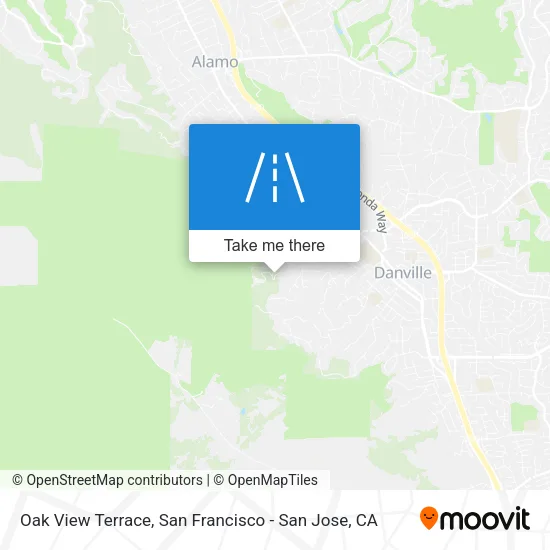 Oak View Terrace map