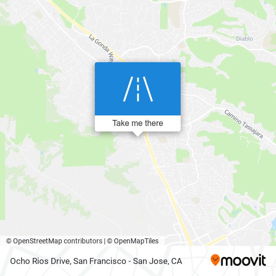 Ocho Rios Drive map