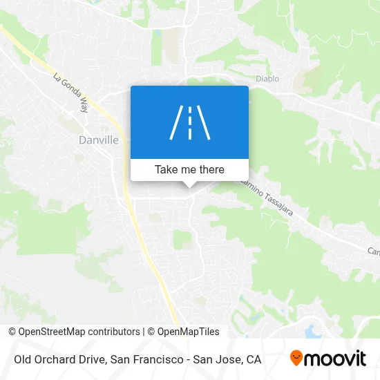 Old Orchard Drive map