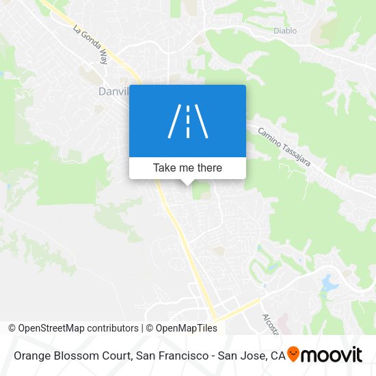 Orange Blossom Court map