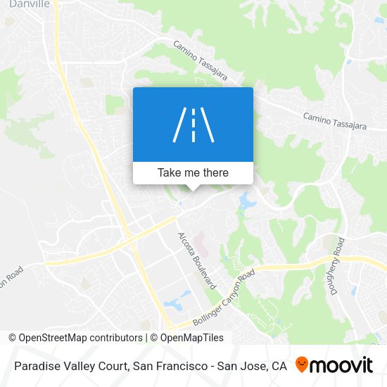 Mapa de Paradise Valley Court