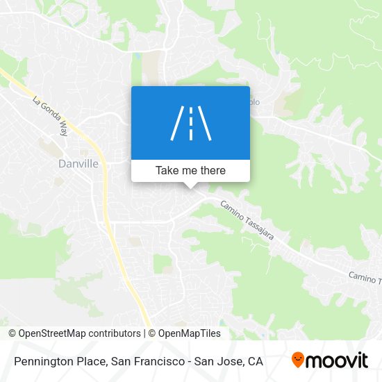Pennington Place map