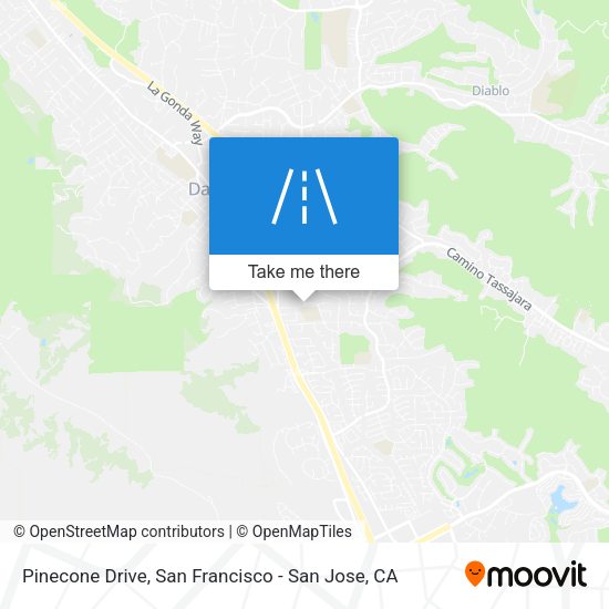 Mapa de Pinecone Drive