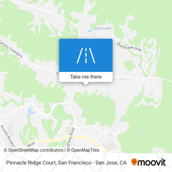 Mapa de Pinnacle Ridge Court
