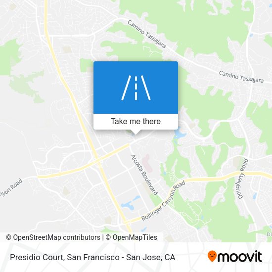 Mapa de Presidio Court