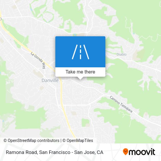 Ramona Road map