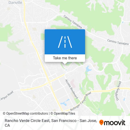 Rancho Verde Circle East map