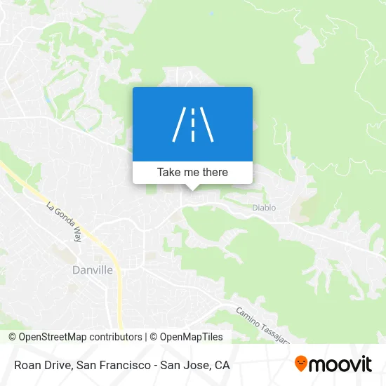 Roan Drive map