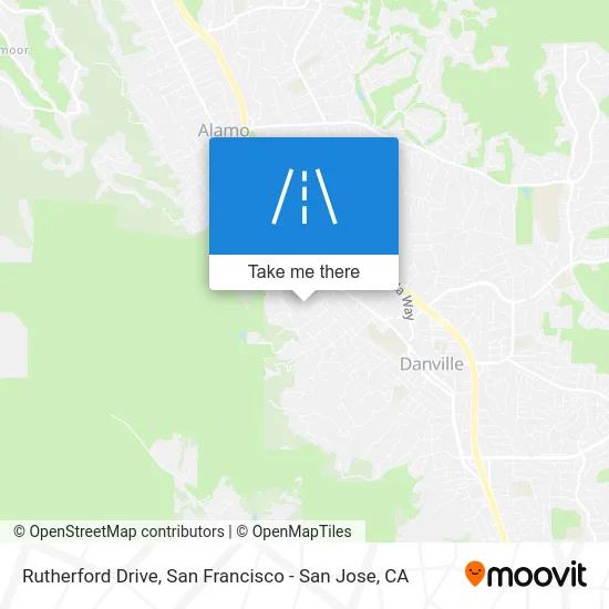 Rutherford Drive map