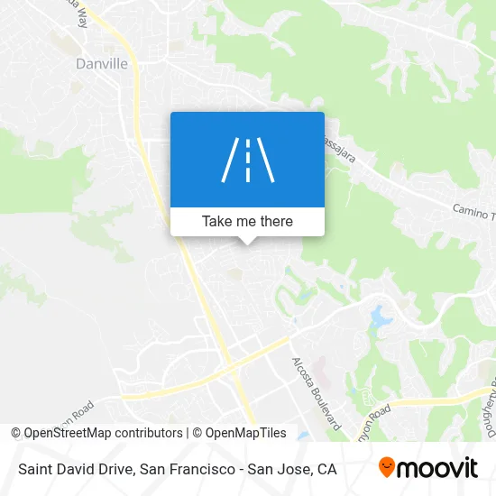 Saint David Drive map