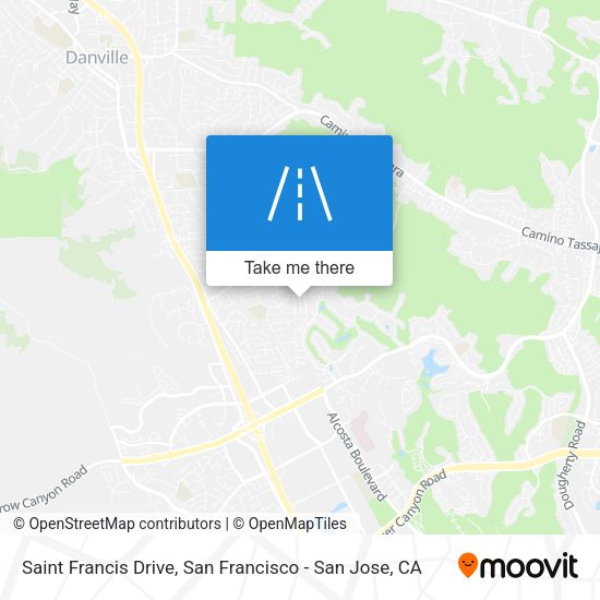 Saint Francis Drive map