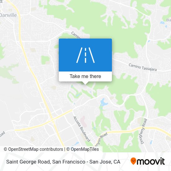 Saint George Road map
