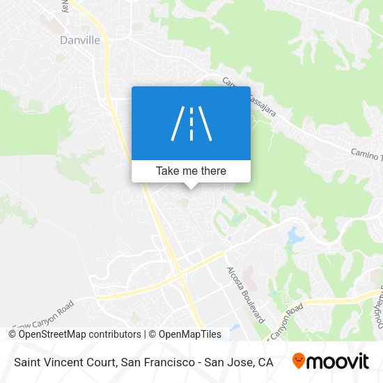Mapa de Saint Vincent Court