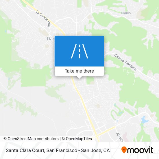Santa Clara Court map
