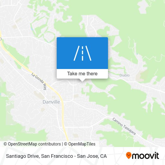 Santiago Drive map