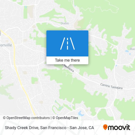 Mapa de Shady Creek Drive