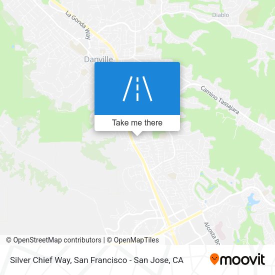 Silver Chief Way map