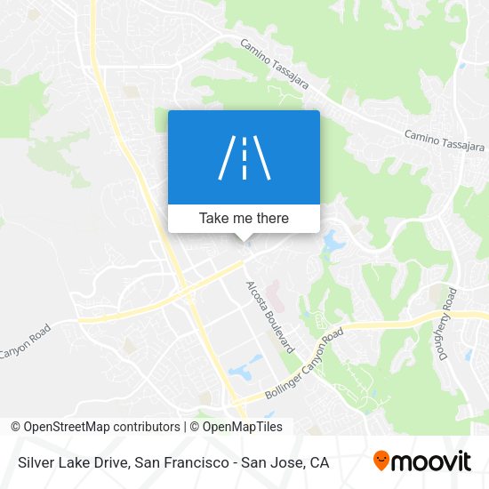 Silver Lake Drive map