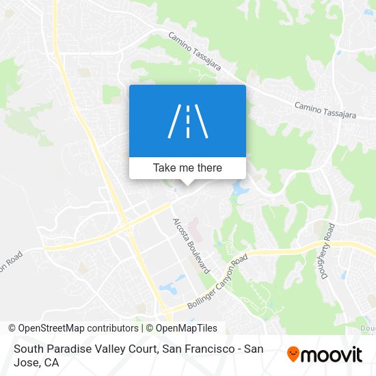 South Paradise Valley Court map