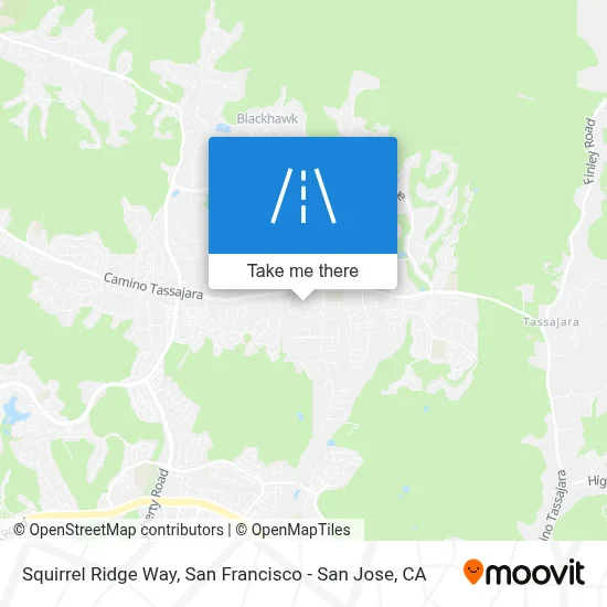 Squirrel Ridge Way map
