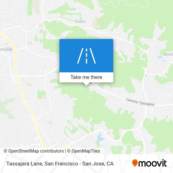 Mapa de Tassajara Lane