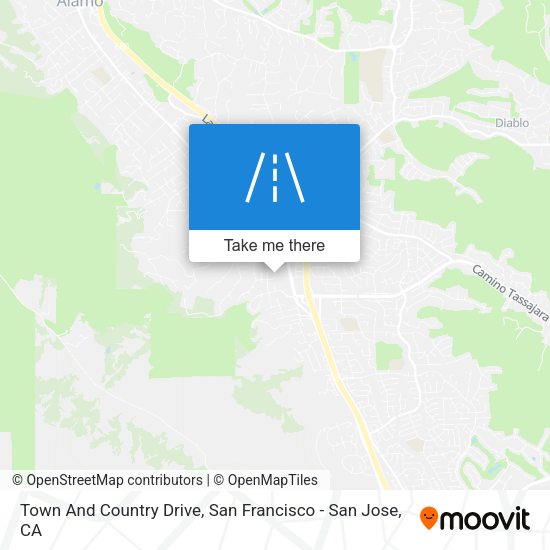 Town And Country Drive map
