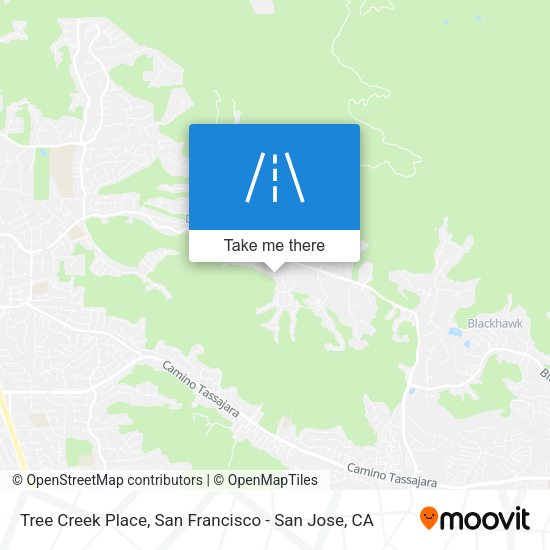Tree Creek Place map