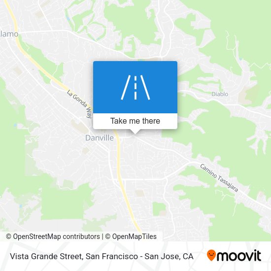 Vista Grande Street map