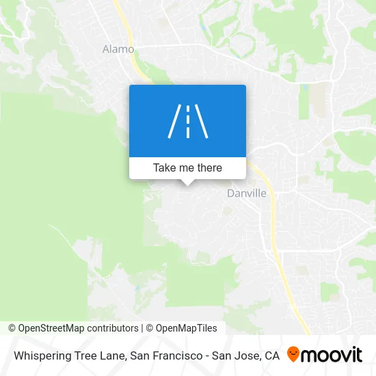 Whispering Tree Lane map