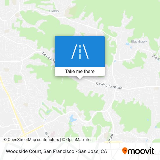 Mapa de Woodside Court