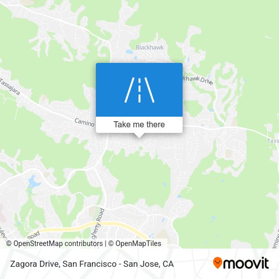 Zagora Drive map