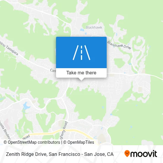Zenith Ridge Drive map